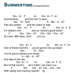 SUMMERTIME by George&nbsp;Gershwin