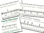 An inside peek of the Melodies of Christmas&nbsp;eBook
