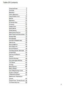 Instrumentals contents