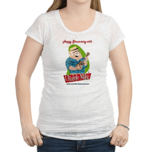 Ukulele Mike Lynch Women's Burnout Tee