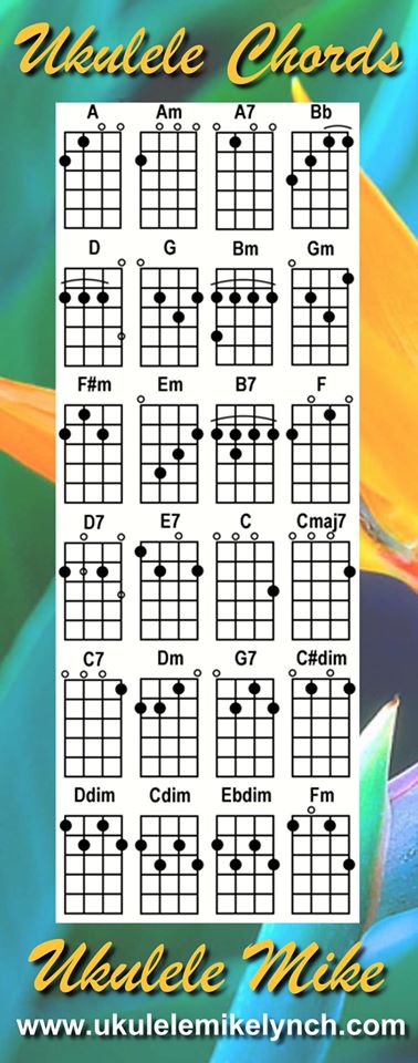 Blue Bookmark Chord Sheet