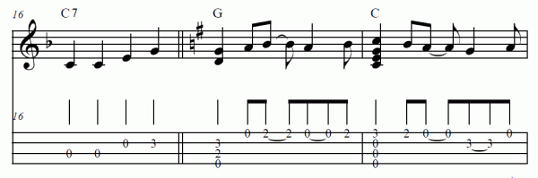 Transposition Bar 17