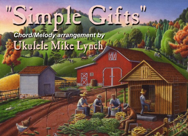 Simple gifts chord mel blog header